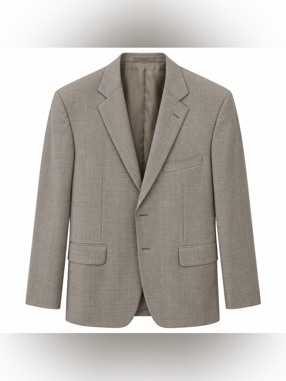 Ermenegildo Zegna Traveller Micronsphere Mens 52R Gray Wool Silk Blazer Italy